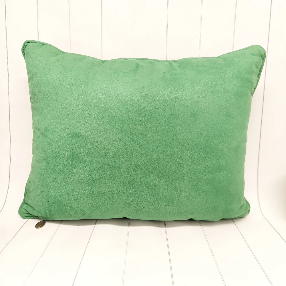 Pier 1 Snowman Train Holiday Pillow